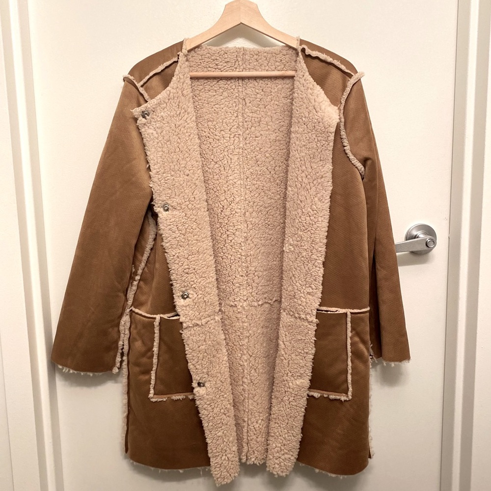 BB DAKOTA Reversible Sherpa Jacket